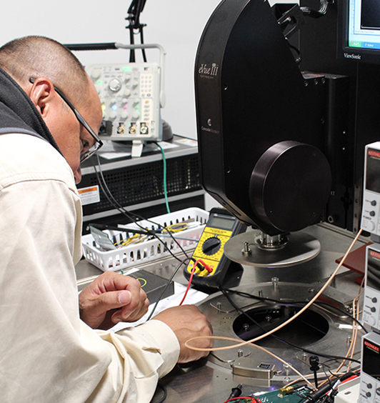 Man working in lab