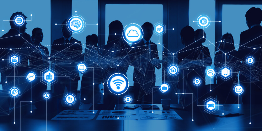 IoT network in business office